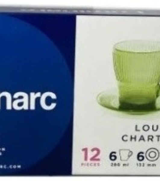 Набор чайный Luminarc ЛУИЗ ШАРТРЕЗ 280мл 12 предметов O0495