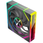 Вентилятор для корпуса Eurocase EU-FN120ARGB_8+14 BL YF12017C Black,120 ARGB fan 3pin+AURA 5V3pin female and male connector with brown box,3pcs in big, фото2