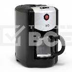 Кофеварка капельная со встроенной кофемолкой BQ CM1009 черный-стальной, исп. кофе -  зерновой/молотый, 0.625 л, 700 Вт., фото3
