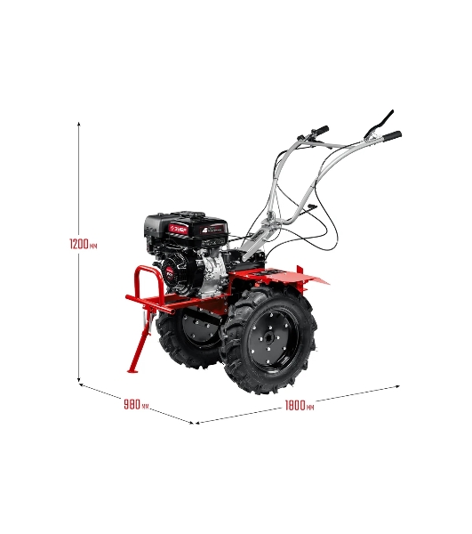 Мотоблок ЗУБР, 9 л.с., бензиновый с ВОМ