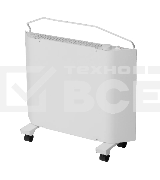 Конвектор Denzel XCE-1000 белый, 1000 Вт, 15 м2, термостат