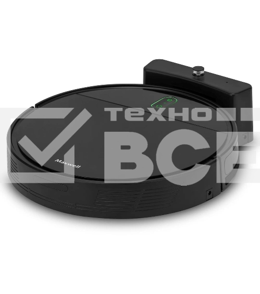 Робот-пылесос Maxwell MW-3290, черный, 2600 мАч Li-Ion, уборка влажная/сухая, пылесборник контейнер 0.45 л
