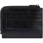 Кошелек мужской Piquadro Blue Square Revamp PP4822B2VR/N, натур.кожа, черный, фото 1