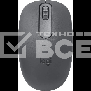Мышь беспроводная Logitech M196 серый, 1000 dpi, Bluetooth, кнопки - 3