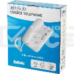 Телефон проводной BBK BKT-74 RU белый, фото4