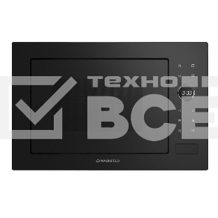 Микроволновая печь встраиваемая Maunfeld XBMO252GB Matt чёрный, 25 л, 900 Вт, переключатели - поворотный механизм/сенсор
