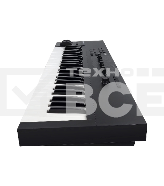 Клавиатура MIDI [25237] Native Instruments [KOMPLETE KONTROL A49] 49 клавиш, полувзвешенная, 8 ручек управления, колеса высоты тона и модуляции, 4-позиционный энкодер, OLED-дисплей, TRS-вход для педали, USB-порт