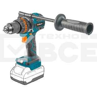 Дрель-шуруповерт Bort BAB-21X, Аккумуляторная, 18В, Без АКБ и ЗУ, Ударная