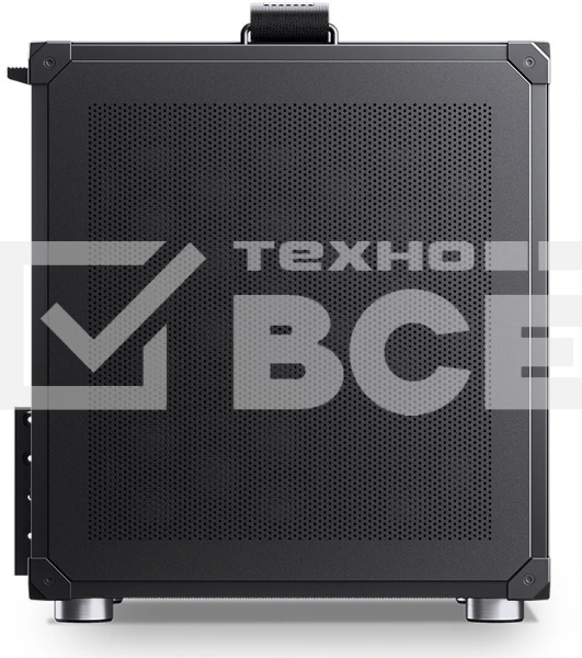Компьютерный корпус JONSBO C6-ITX Black ITX без БП, боковая панель из закаленного стекла, mini-ITX, черный