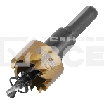 Коронка по металлу Denzel HSS, 22 мм, нитридтитановое покрытие, фото 1