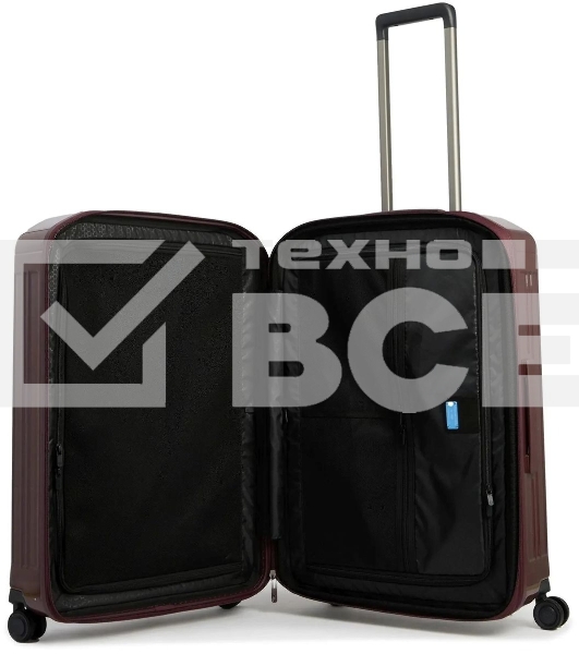 Чемодан Piquadro PQ LIGHT BV6393PQL/BO 45x69x30 см поликарбонат бургунди