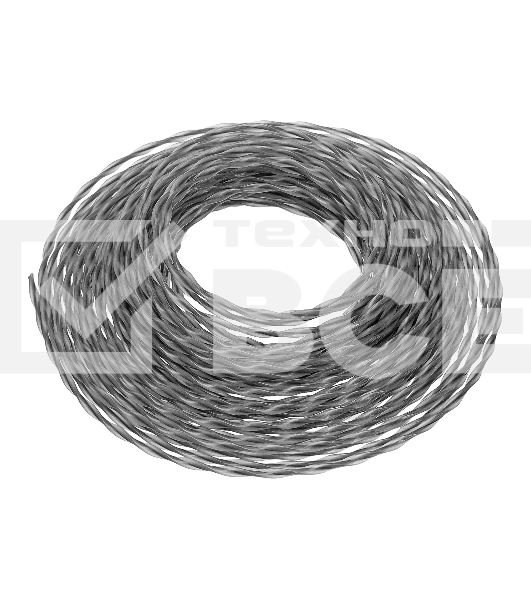 Леска для триммера Denzel двухкомпонентная эллипс, 3,0мм х 15м, блистер EXTRA CORD