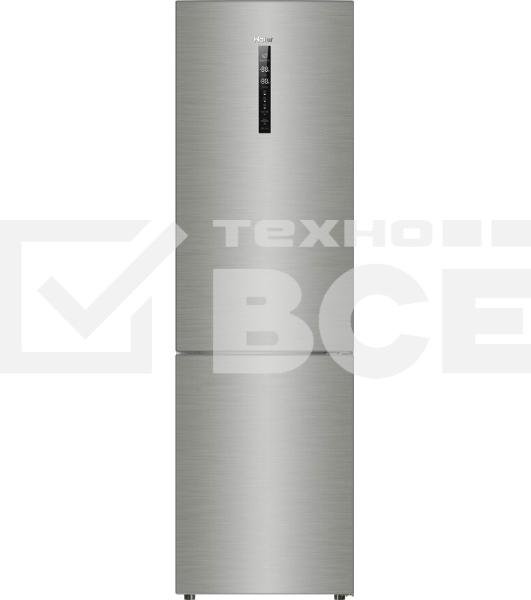Холодильник Haier C2F637CFMVU1 серебристый двухкамерный 278/108л морозилка снизу, No Frost