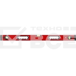 Уровень RGK U4080 пузырьковый 3глаз. магнит. красный, фото2