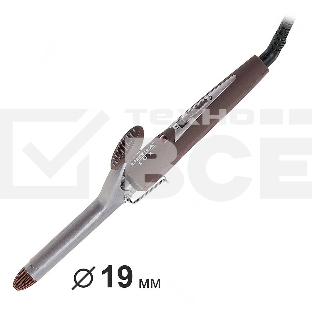 Щипцы для завивки волос DELTA LUX DL-0630 коричневый, 19 мм, 180 °C, 1 режим