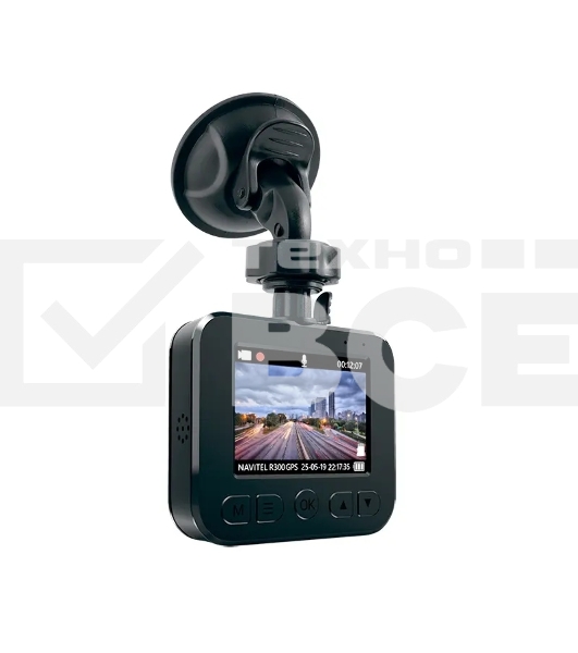 Видеорегистратор Navitel R300, 1920x1080, 2', GPS, G-сенсор, датчик движения, GPS-информатор
