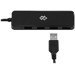 USB-разветвитель Digma DHUB-4USB-C-2.0, USB-C, USB 2.0 4порта, USB, фото2