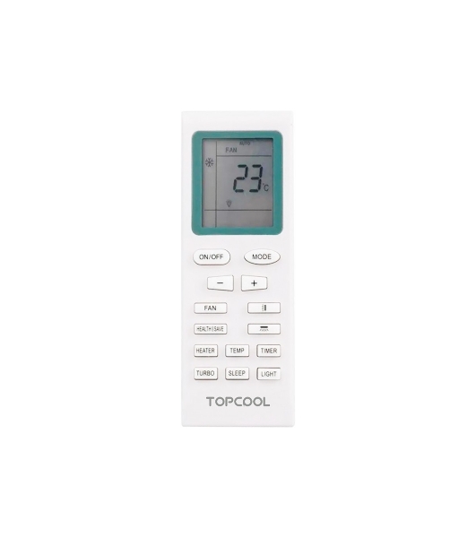 Внутренний блок сплит-системы TOPCOOL TR-12SBST1/IN 12000 BTU, 32 м², 28 дБ, охлаждение, обогрев, осушение, белый