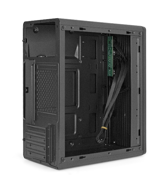 Корпус ExeGate BAA-503-UNS450, Mini-Tower, чёрный, 1 x 80/90 мм, БП 450 Вт