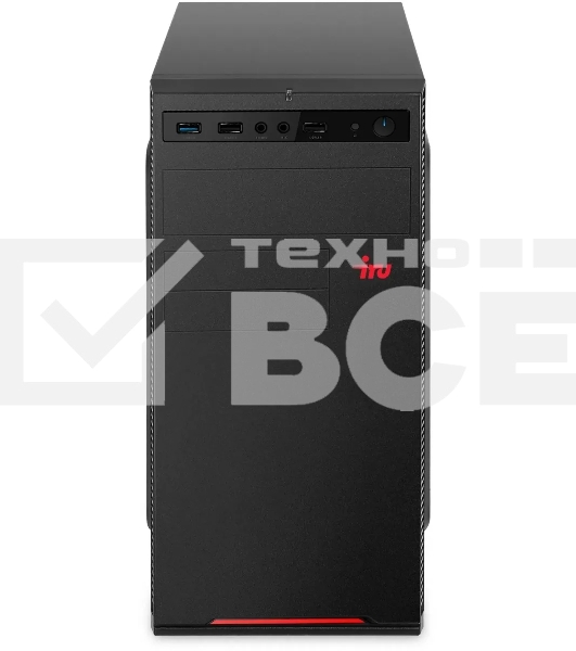 ПК IRU Home 310H6SE MT i3 13100 (3.4) 8Gb SSD256Gb UHDG 730 Free DOS GbitEth 400W черный (2032024)