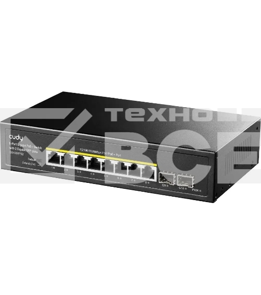 Коммутатор Cudy GS1008PS2 (L2) 8x1Гбит/с 2SFP 8PoE+ 120W неуправляемый