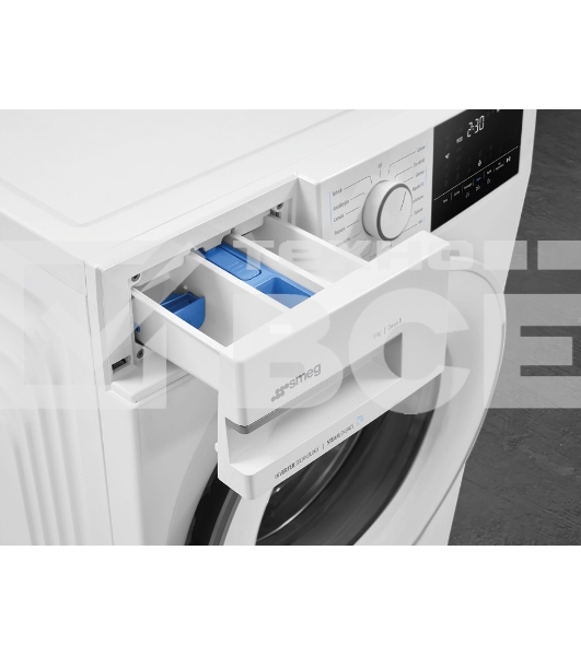 Стиральная машина SMEG WN94SEB белый, загрузка фронтальная 9 кг, 1400 об/мин, класс А+++