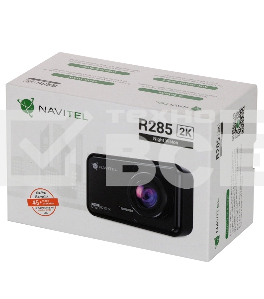 Видеорегистратор Navitel R285 2К черный 1440x2560 1440p 140гр. CV7327