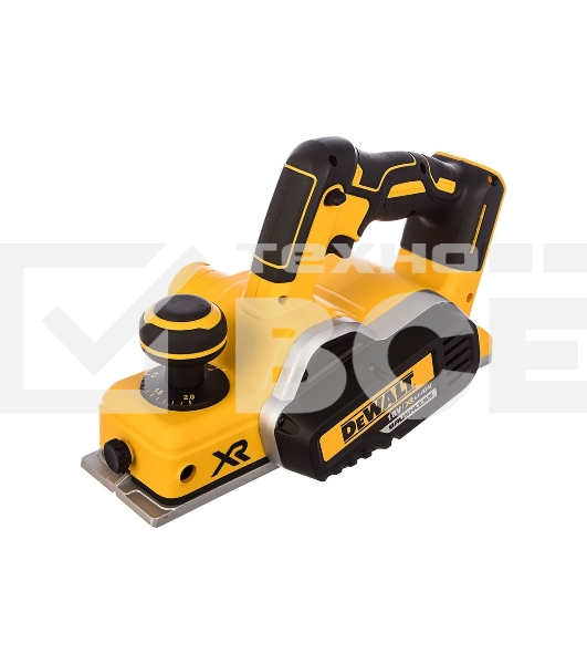 Аккумуляторный бесщеточный рубанок XR DeWalt DCP580N-XJ черный/желтый