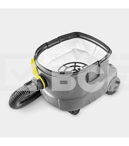Пылесос Karcher T 11/1 Classic *EU желтый/серый, 850 Вт, уборка сухая, пылесборник контейнер/мешок, 11 л