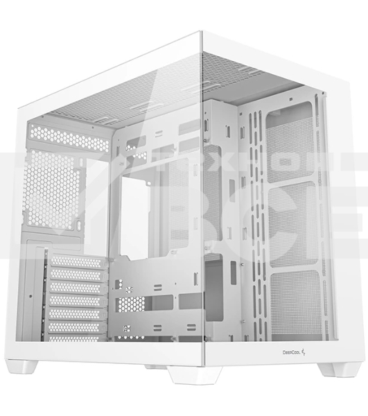Компьютерный корпус Deepcool CG530 WH белый без БП ATX 2x120мм 2x140мм 2xUSB2.0 1xUSB3.0 audio bott PSU