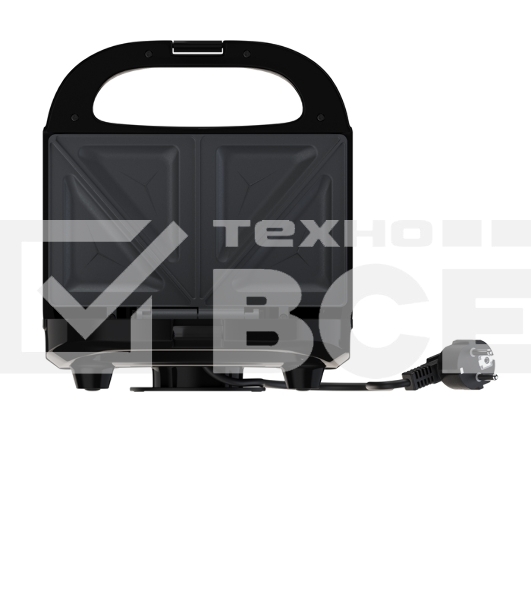 Сэндвичница MAXVI SM751S silver-black