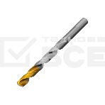 Сверло спиральное по металлу Denzel 10 x 133 мм, Р6М5, Golden Tip, фото4