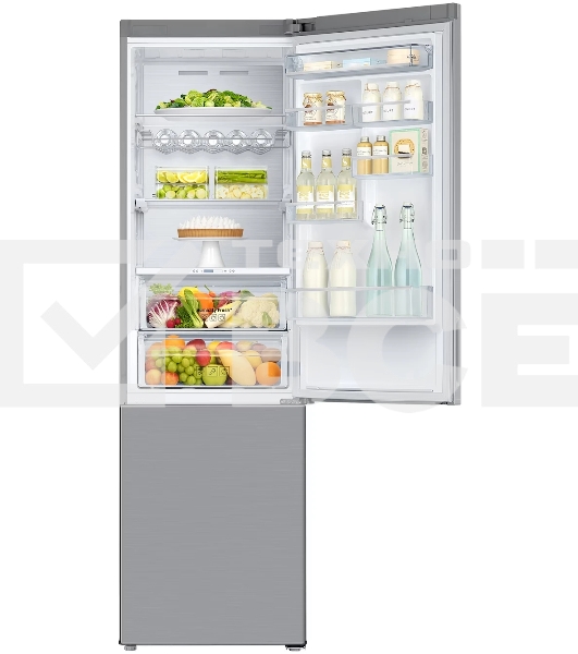 Холодильник Samsung RB37A5411SA графит двухкамерный 269/98л морозилка снизу, No Frost