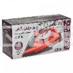 Утюг Аксинья КС-3004 черный с красным, 2200 Вт, 25 г/мин, 120 г/мин, 160 мл, фото2