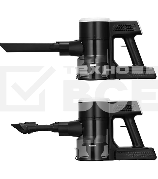 Пылесос вертикальный Kitfort КТ-5393 черный/серебристый, питание от аккумулятора, 125 Вт, уборка сухая, пылесборник 1 л