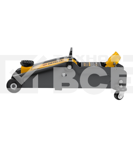 Домкрат гидравлический подкатной Denzel, 2 т, 135-385 мм 51230