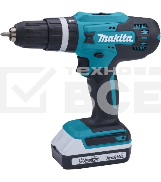 Дрель-шуруповерт Makita HP488D006 аккум. патрон:быстрозажимной