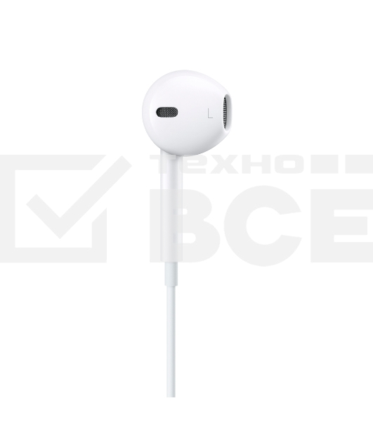 Гарнитура вкладыши Apple EarPods A1748 1.1м белый проводные в ушной раковине (MWTY3ZM/A)