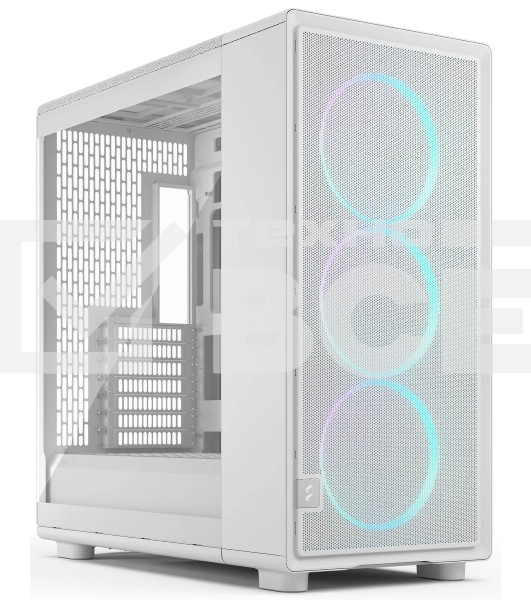 Корпус Fractal Design Epoch XL White TG RGB Clear Tint, Full-Tower, белый, 3 x 140 мм