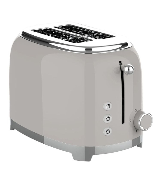 Тостер Tesler TT-260, серый, 815 Вт, 2 слота