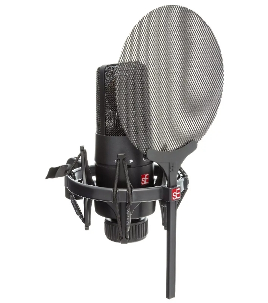 Микрофон конденсаторный sE Electronics X1 S VOCAL PACK 20 Гц 20 кГц, кардиоида, комплектация: металлический поп-фильтр, держатель типа паук, 3-х метровый микрофонный кабель