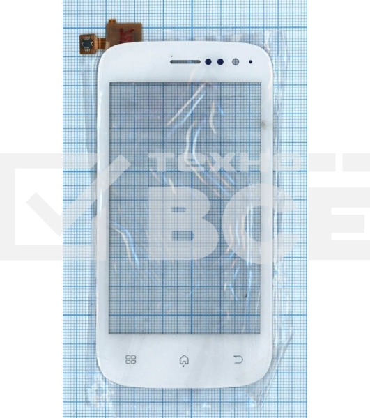 Сенсорное стекло (тачскрин) для Fly IQ442 Miracle, белое