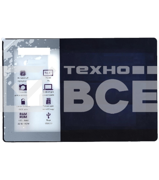 Сенсорное стекло (тачскрин) для Irbis TW60 TW90. черное с рамкой