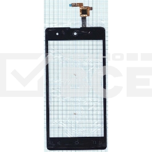 Сенсорное стекло (тачскрин) для Micromax Q349 Canvas Selfie 4, черное