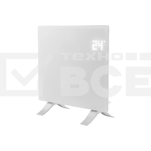 Конвектор Denzel OptiPrime-1000 белый, 1000 Вт, 15 м2, термостат, дисплей, WiFi