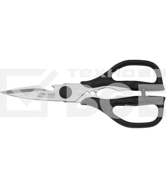 Набор кухонных ножей Rondell Florett RD-1582, черный