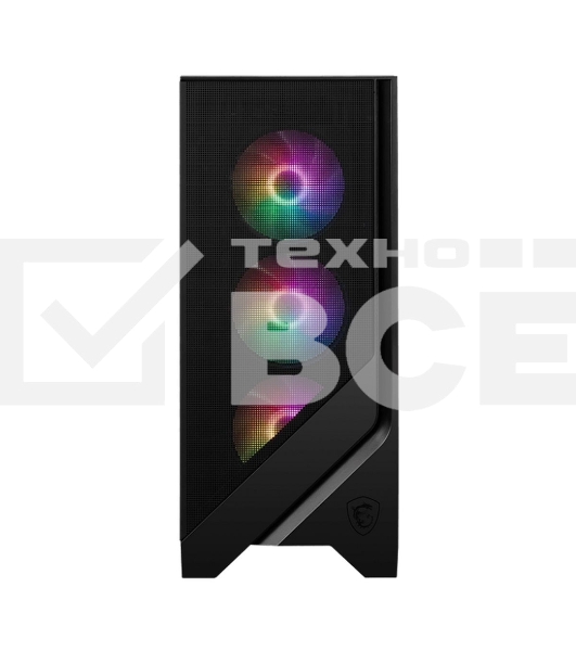 Компьютерный корпус MSI MAG FORGE 120A Mid-Tower, ATX, 2xUSB 3.2, Audio I/O, 6x120mm autoRGB Fan PWM RGB PWM Control Board, Tempered Glass Window