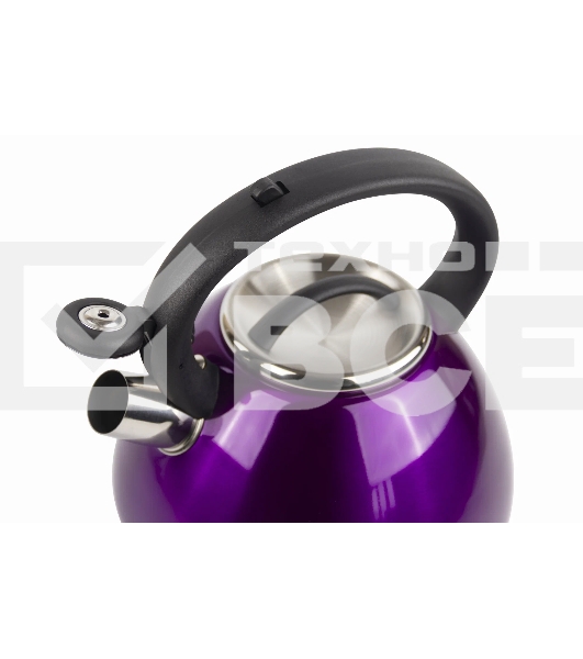 Чайник WILLMARK WTK-4221SS (3,5л, со свистком, с крышкой, нейлон ручка,ехн. Easy spout open) фиолетовый