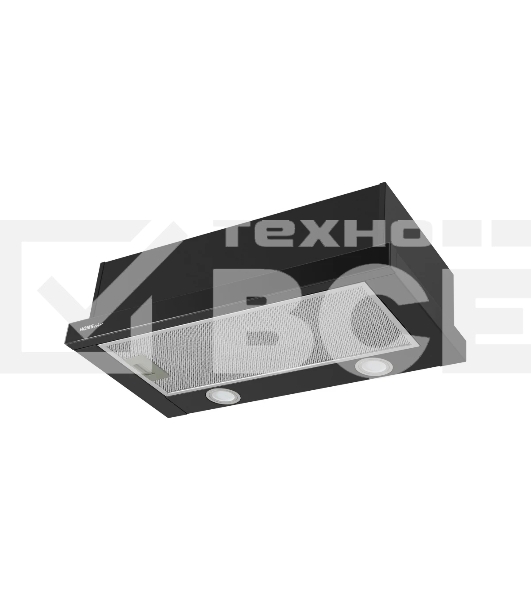 Кухонная вытяжка HOMSair FLAT 60 Glass черный