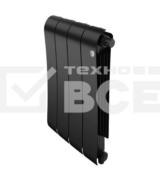 Радиатор биметаллический Royal Thermo Infinity 500 Noir Sable VR80 - 4 секц.